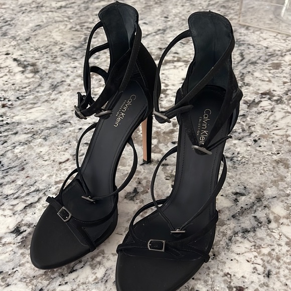 Calvin Klein Collection Black Heels size 39 - Picture 2 of 10